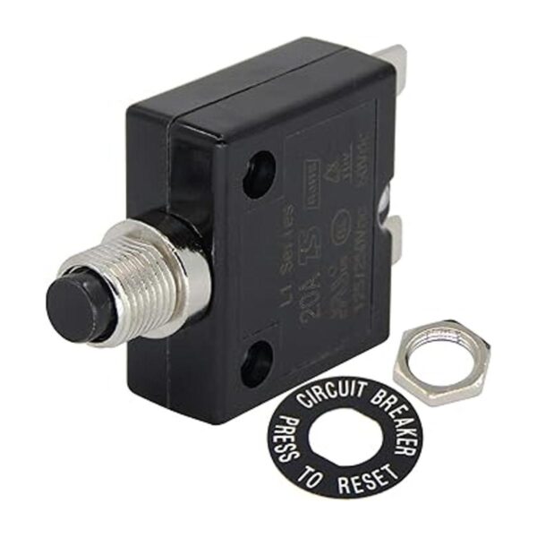 Rkurck 125250V AC 50V DC Disyuntor de circuito de botón_2