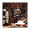 Cartel de café de madera de Jetec Coffee Bar Sign