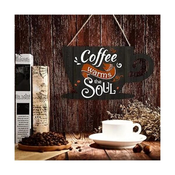 Cartel de café de madera de Jetec Coffee Bar Sign