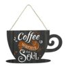 Cartel de café de madera de Jetec Coffee Bar Sign