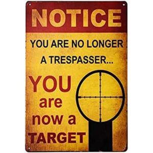ERLOOD Notice You are no longer a Trespasser You are Now