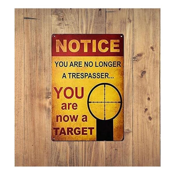 ERLOOD Notice You are no longer a Trespasser You are Now