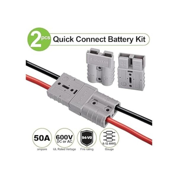 Spurtar Batería de 50A 612 AWG de conexión y desconexión_3