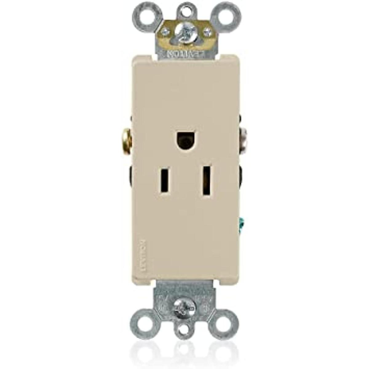 Leviton Decora Plus 15 A 125 V recipiente grado