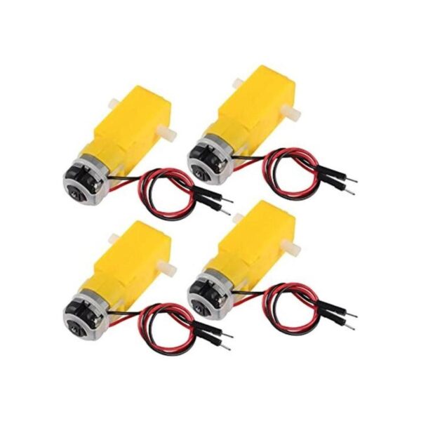 Dorhea 4 piezas de engranajes eléctricos CC TT Motor DC_1
