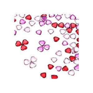 300 piezas de corazón acrílico rojo para el día de San