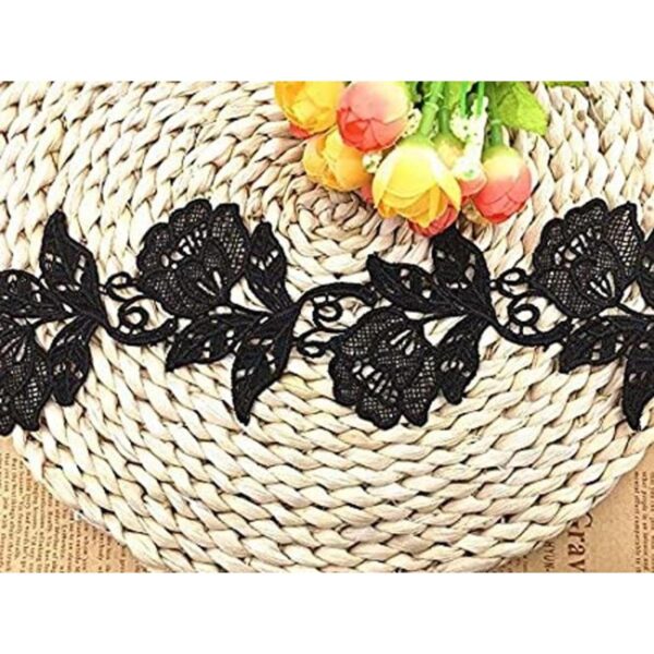 3.3 in de ancho con motivos florales diseño boho con_1