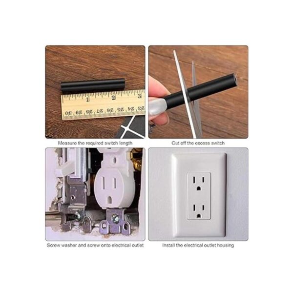 24 piezas de extensor de salida de salpicaduras eléctricas