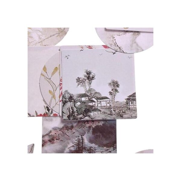 3 juegos de 120 pegatinas de pintura china tradicional