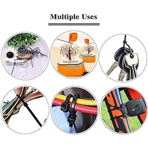 URBEST 100 unidades de cierre automático para cables de_3