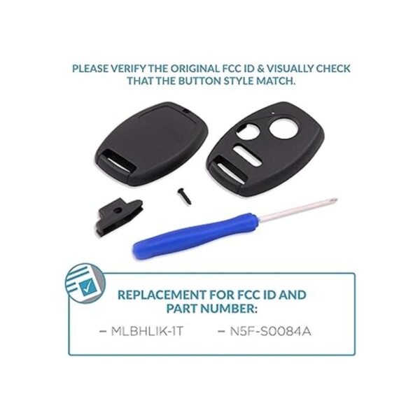 Keyless2Go Carcasa de repuesto para mando a distancia de_3