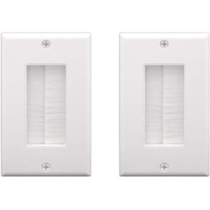 VCE Placa de pared de un solo cepillo para cables de paso_1