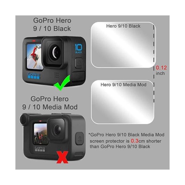 FitStill Protector de pantalla para GoPro Hero 1110 9_2