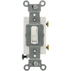 Leviton 545212W 20Amp 120277Volt interruptor silencioso_1
