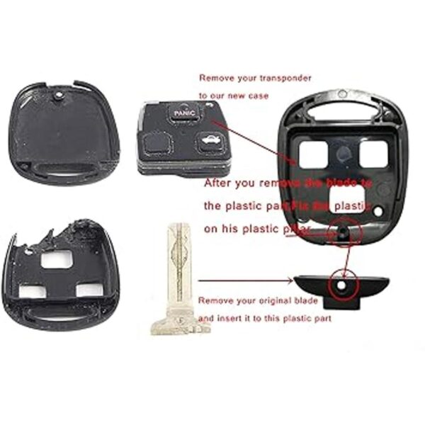 Carcasa de repuesto para control remoto de Lexus ES GS GX_2
