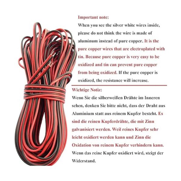 LitaElek Cable de extensión de tira LED de 65.6 ft de 2_2