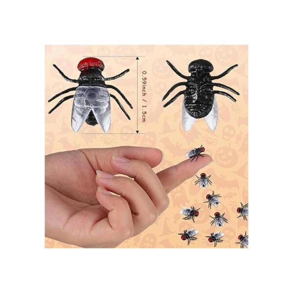 120 moscas falsas de plástico con mosca simulada de
