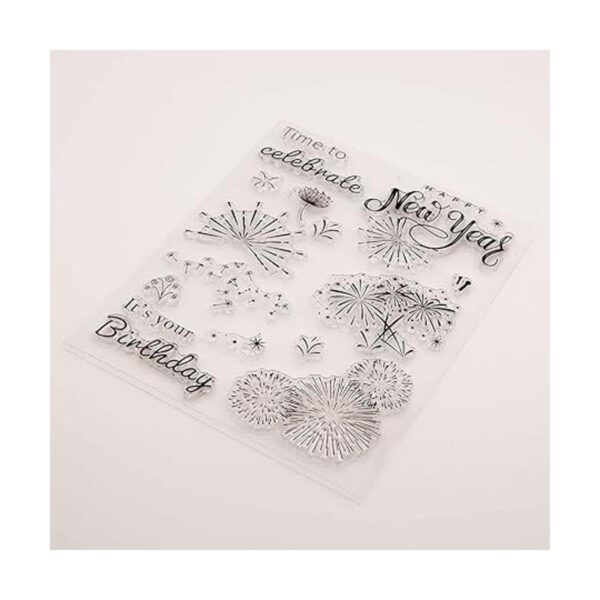 Arbuya Sellos de silicona para decoración de tarjetas y_5