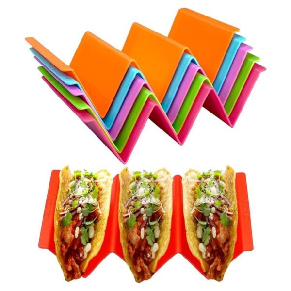 GINKGO Juego de 6 soportes para tacos coloridos soporte_1