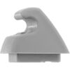 2 clips de plástico para visera solar color gris_3
