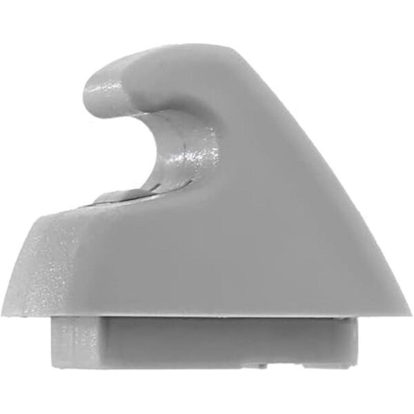 2 clips de plástico para visera solar color gris_3