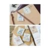 EORTA Juego de 138 pegatinas para sellos postales con