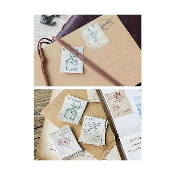 EORTA Juego de 138 pegatinas para sellos postales con