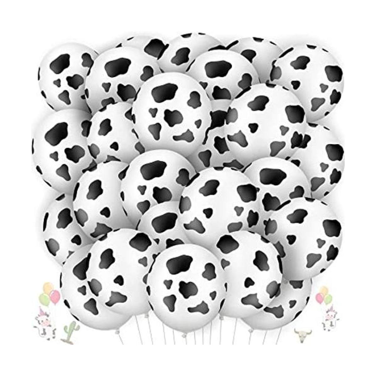 25 globos de fiesta de vaca divertidos globos de látex