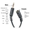 Cable de extensión de auriculares de 25 pies conector_6