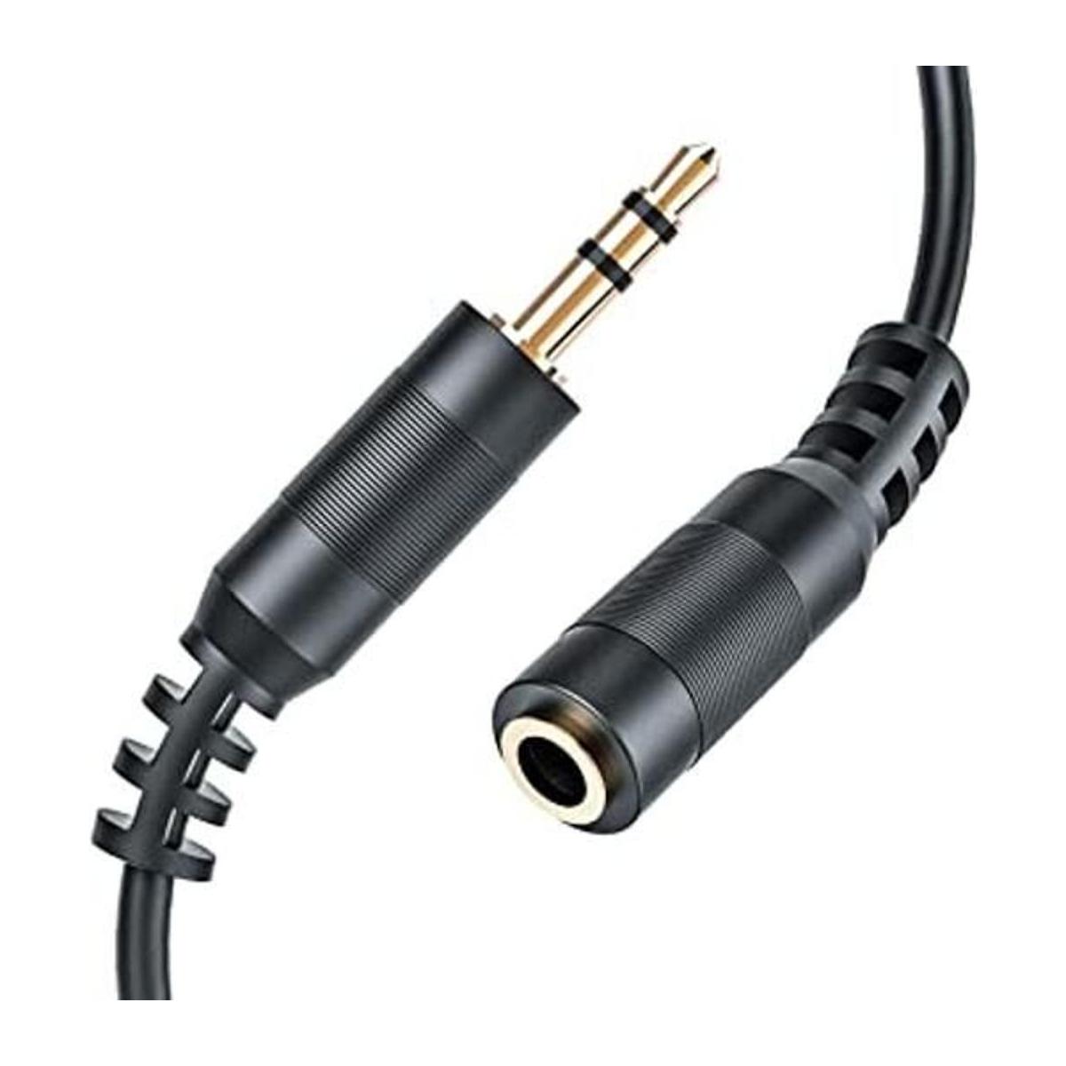Cable de extensión de auriculares de 25 pies conector