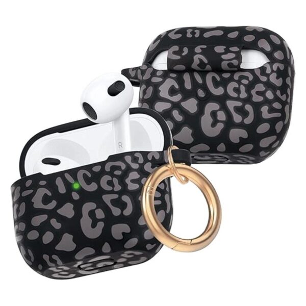Funda de silicona de leopardo para Airpods 3 2021 no es