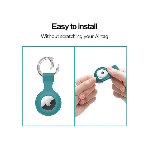 Paquete de 4 Funda de silicona suave compatible con_3