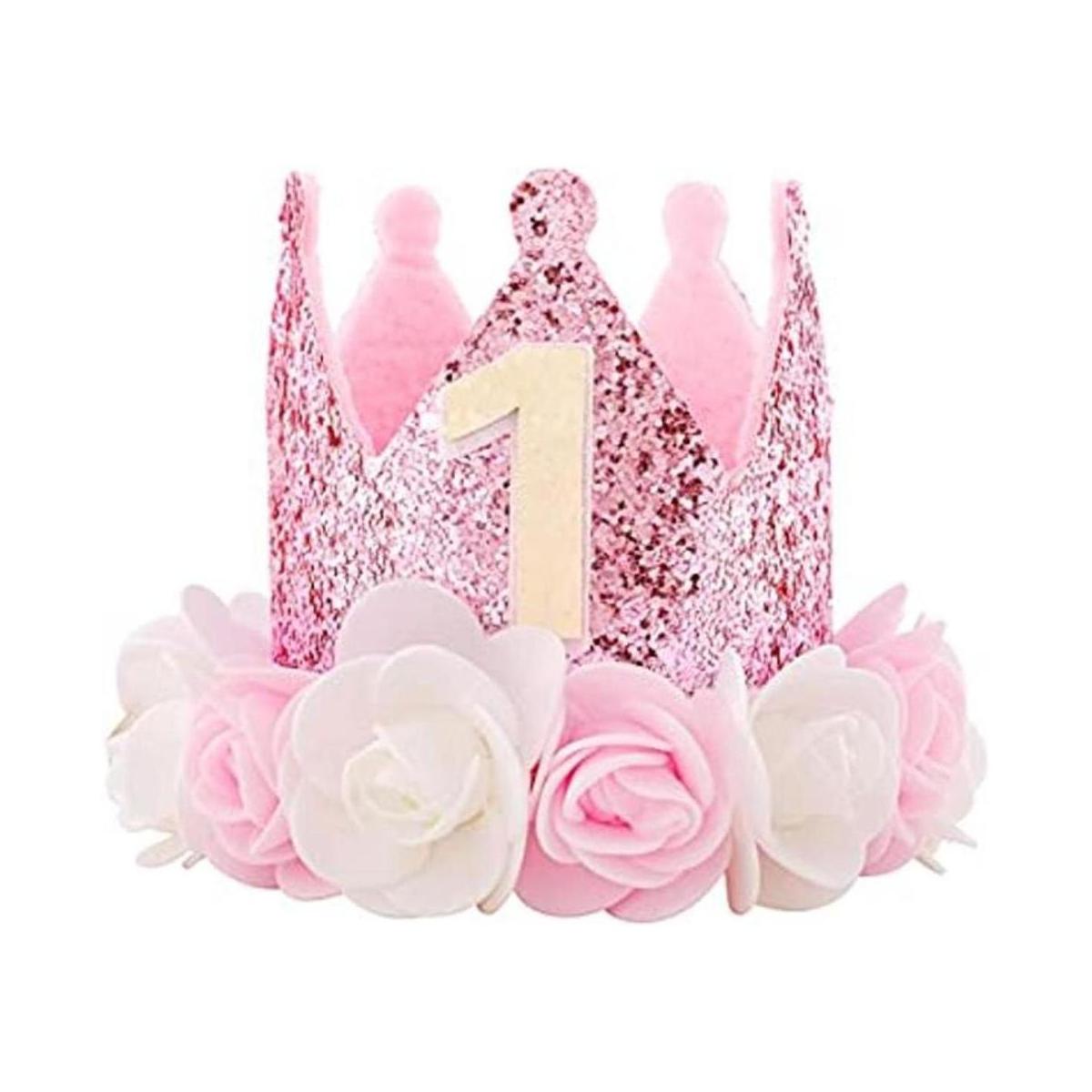 Sombrero para primer cumpleaños decoración para niñas
