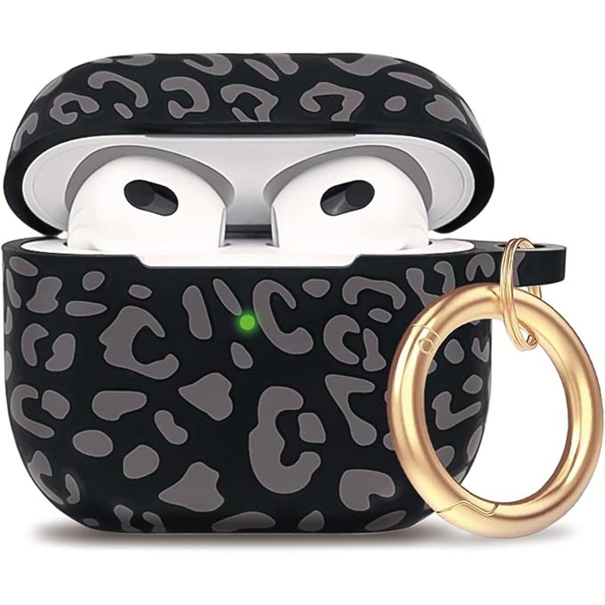 Funda de silicona de leopardo para Airpods 3 2021 no es