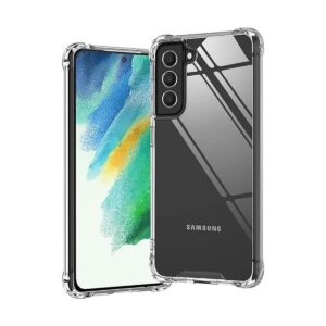 KIOMY Funda para Galaxy S21 FE transparente a prueba de_1
