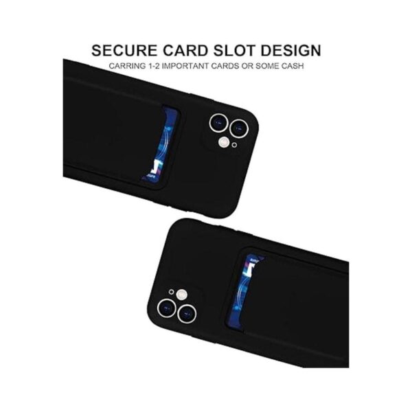Funda de silicona para tarjetas compatible con iPhone 11_2