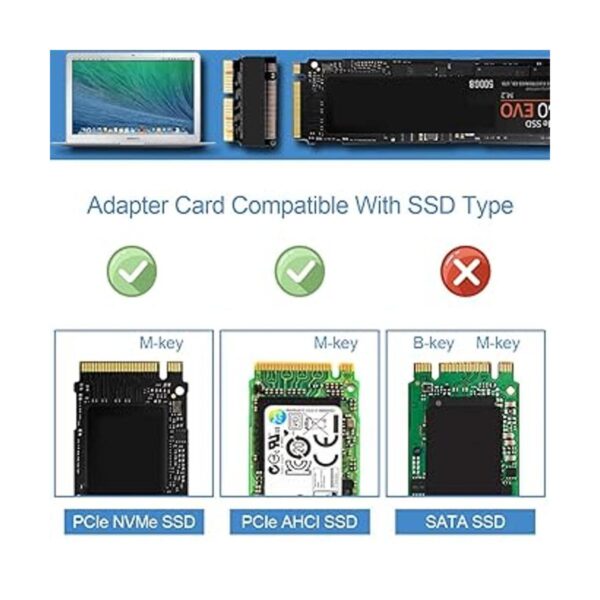 DKARDU NGFF M.2 nVME tarjeta adaptador SSD para MacBook_4