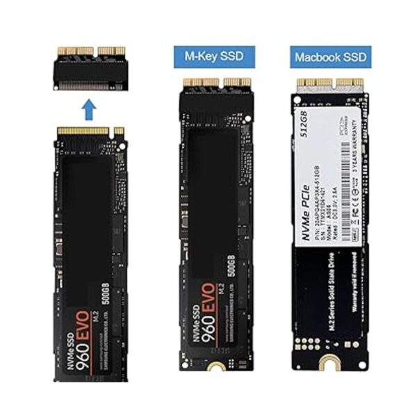 DKARDU NGFF M.2 nVME tarjeta adaptador SSD para MacBook_3