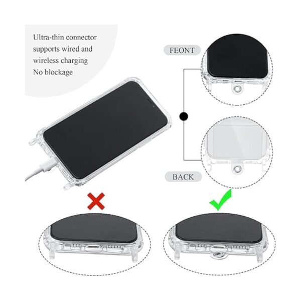 8 piezas de cordón para teléfono correa universal para_4