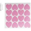 FAZHBARY Calcomanías de corazón rosa con forma de corazón_2