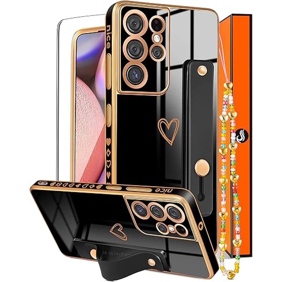 Likiyami 3 en 1 para Samsung Galaxy S21 Ultra Funda de