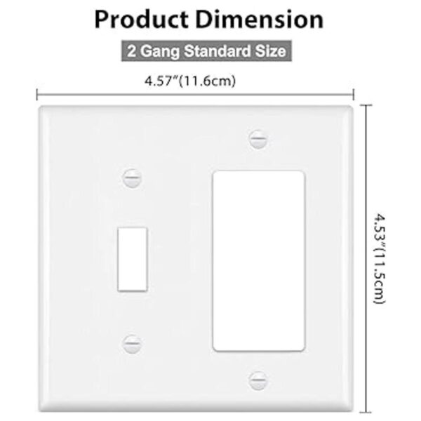 BESTTEN Placa de pared con combinación de 2 bandas 1_5