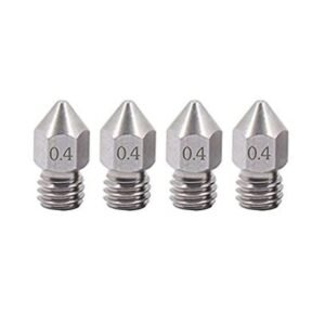 4pcs Sharp MK8 Boquilla de acero inoxidable 0.016 in para_1