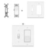 BESTTEN Placa de pared con combinación de 2 bandas 1_3