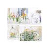 240 pegatinas de flores transparentes DIY decorativas