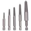 FOITECHY Juego de 5 extractores de tornillos rotos kit de