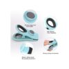 Clips para bolsas con imán paquete de 12 clips magnéticos