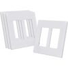 CML Placa de pared decorativa sin tornillos 2 cubiertas