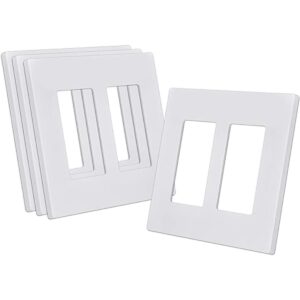 CML Placa de pared decorativa sin tornillos 2 cubiertas
