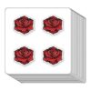 Pegatinas de rosas de 1 pulgada para álbumes de recortes_1